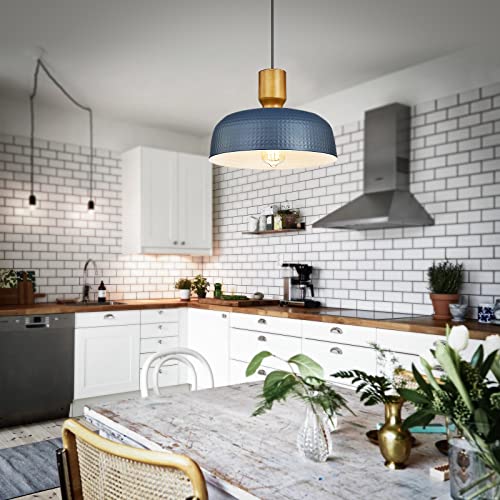 Modern Hammered Metal Pendant Light for Kitchen Island