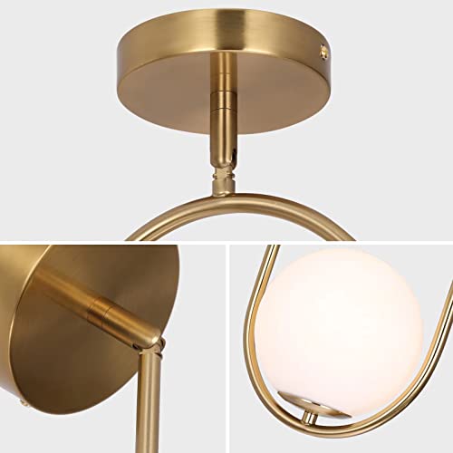 Gold Globe Pendant Light Fixture for Modern Spaces