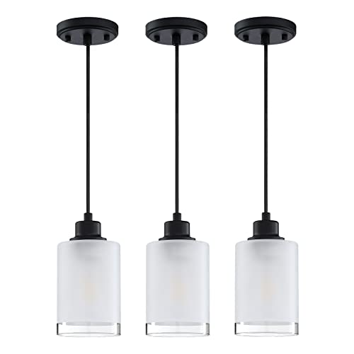 Dolaimi House 3 Pack Industrial Pendant Light Fixture