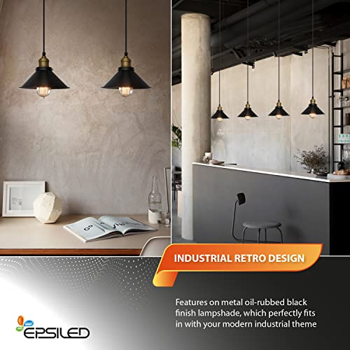 Modern Black Pendant Light Fixture for Home Kitchen