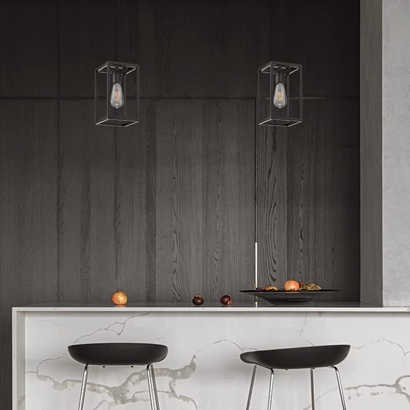 Rustic Farmhouse Pendant Light Set for Kitchen Island