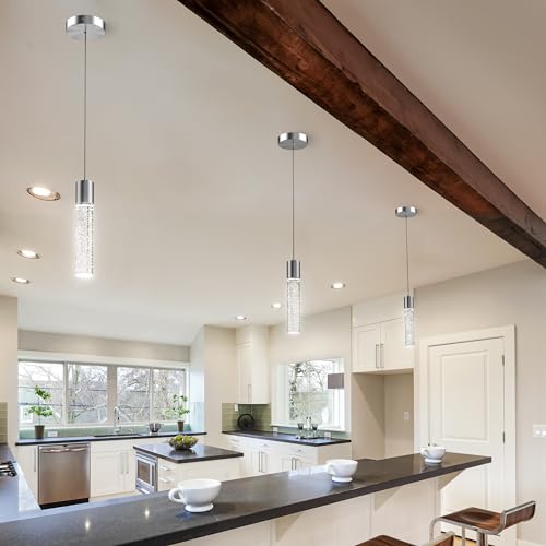 3 Pack Modern Kitchen Island Pendant Lights Set