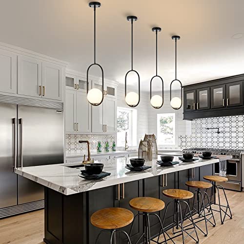 Modern Globe Pendant Light Chandelier - 1-Light (2 Pack)