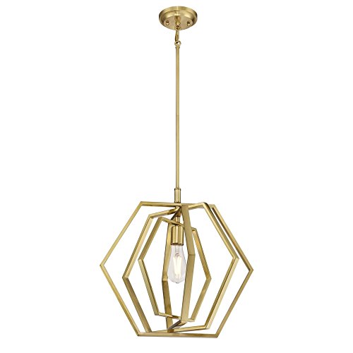 Westinghouse 18-Inch Brass Pendant Light