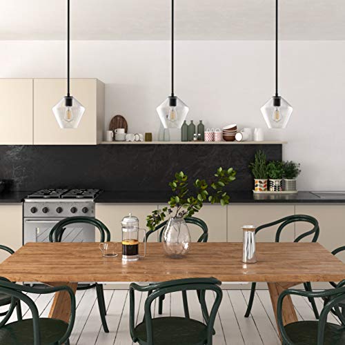 Macaria Modern Glass Pendant Light for Kitchen Island