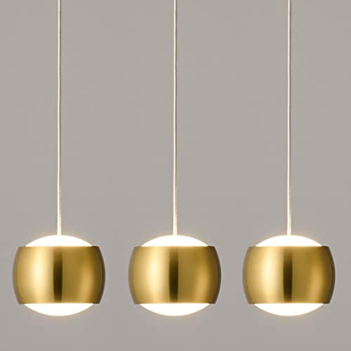 ADCTHOME Modern LED Dimmable Pendant Light - Gold
