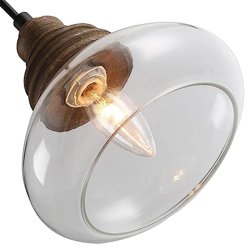 Modern Farmhouse Glass Pendant Lights for Kitchen Island
