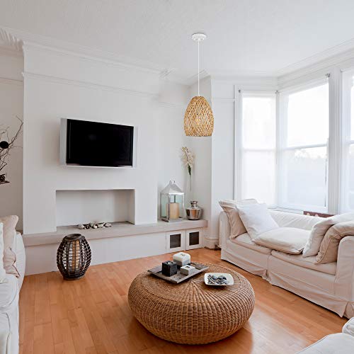 White Globe 1-Light Pendant Light Fixture