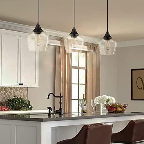 Dolaimy House 3 Pack Mini Black Pendant Light