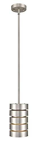 Linea di Liara Macchione Brushed Steel Pendant Light