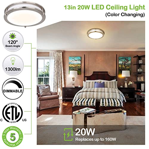 13 inch Adjustable LED Ceiling Light Fixture Set