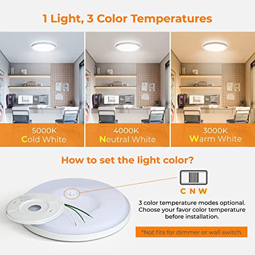 BLNAN LED Flush Mount Ceiling Light, 9 Inch