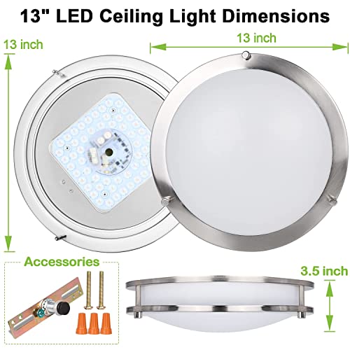 13 inch Adjustable LED Ceiling Light Fixture Set