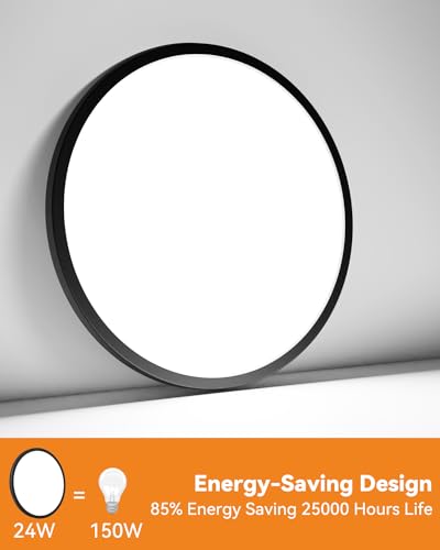 LED Flush Mount Ceiling Light Fixture, Ultra Slim