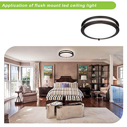 Adjustable 13 inch LED Ceiling Light Fixture, Dimmable
