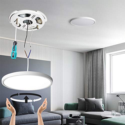 TALOYA 12" LED Flush Mount Ceiling Light Fixture