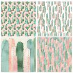 24 Designs 6x6 Scrapbook Paper Pad-Cactus