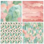24 Designs 6x6 Scrapbook Paper Pad-Cactus