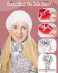 Coopay Loom Knitting Kit for Beginners Adult, Scarf Knitting Loom Set with Yarn & Instructions, DIY Long Knit Loom Quick Loom Knit Kit Easy to Use Knitting Start Kit for Learning to Knit Adult Scarf