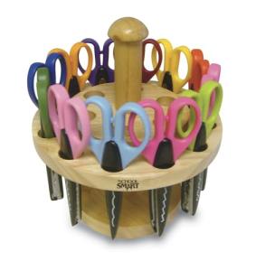 Set of 12 Assorted Color Paper Edger Scissors