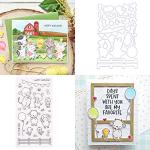 Farm Metal Cutting Dies and Transparent Stamps