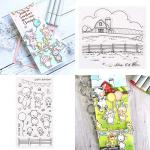 Farm Metal Cutting Dies and Transparent Stamps