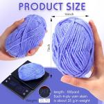 Wowangce 24 Skeins Acrylic Yarn 24 x 25 g, 2400 Yards Crochet Yarn kit for Crocheting and Knitting Craft Project, Assorted Starter Crochet Kit Yarn Bulk for Adults and Kids(Green Tone)