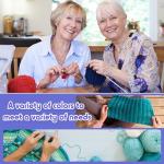 Wowangce 24 Skeins Acrylic Yarn 24 x 25 g, 2400 Yards Crochet Yarn kit for Crocheting and Knitting Craft Project, Assorted Starter Crochet Kit Yarn Bulk for Adults and Kids(Green Tone)