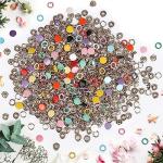 Minestylish 100 Sets Metal Snaps Buttons with Fastener Pliers Press Tool Kit Perfect for DIY Crafts Clothes Hats and Sewing, Snap Button Fasteners Kit for Clothing(Colorful / 400 PCS)