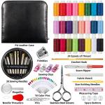GOANDO Sewing Kit for Adults Emergency Repair and Travel Kits Filled Sewing Needle and Thread Kit Scissors Thimble and Clips Etc for Family Everyday and DIY Sewing Kits