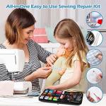 GOANDO Sewing Kit for Adults Emergency Repair and Travel Kits Filled Sewing Needle and Thread Kit Scissors Thimble and Clips Etc for Family Everyday and DIY Sewing Kits