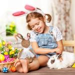 JUSTQUNSEEN Ballerina Doll Handmade Stuffed Animal Bunny Plush Animal Doll, Plush Toy Bunny Stuffed Animals for Girls Easter Stuffed Animal on Birthday Christmas Eastermothers Day Gifts