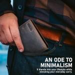 Firu-Handmade Buffalo Leather Slim Bifold Wallet for Men with RFID Blocking-Slim with 8 Card Slots-Extra Capacity with 2 ID Windows-Vintage Design (Buffalo Brown)