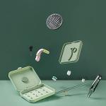 【Latest Models】Portable Travel Home Small Magnetic Sewing Box, Mini Sewing Kits Storage-Box, Beginners DIY Sewing Thread Needle Threader Scissors Kit（Pink).Boxes Home and Travel Quick Fix Sewing Kit