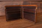 Handmade Leather Wallet for Men, Handmade Bifold Leather Wallet - Leather Credit Card Wallet