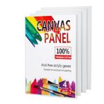 4 Pack 8x10 Inch Canvas Boards for Painting, Blank Canvases for Painting,Triple Primed for Oil & Acrylic Paints, 100% Cotton Canvas Panels, 3mm Thickness