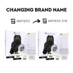 Artisto Drawing and Sketching Pencil Art Set (20 Items) - Complete Kit with Graphite Pencils, Charcoal Pencils, Sticks, Blending Stumps, Erasers, and Sharpeners