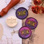 Triple Moon Goddess Wax Seal Stamp Kit
