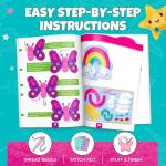 CRAFTSBEE Beginner Sewing Kit for Girls Ages 7+ - 5 DIY Unicorn Felt Stuffed Animals and Plus Pillow Craft, Educational Learn to Sew Unicorn Kit