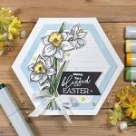 Easter Religious Stamp Set with Daffodil Die