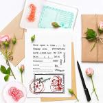 Whaline Clear Acrylic Stamp Block Set, 4-Pack