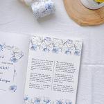 Azalea Bloom Wide Washi Tape, Watercolor Floral Design