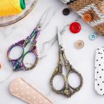 Colorful Embroidery Scissors with Secure Cover