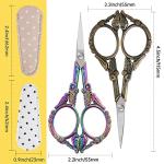 Colorful Embroidery Scissors with Secure Cover
