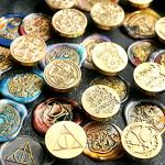 BRASS Wax Seal Stamp Head - Flower Design