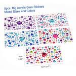 Self-Adhesive Rhinestone Stickers - 2800PCS - Multi-Color Gems