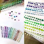Self-Adhesive Rhinestone Stickers - 2800PCS - Multi-Color Gems