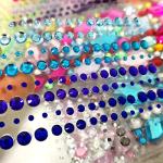 Self-Adhesive Rhinestone Stickers - 2800PCS - Multi-Color Gems