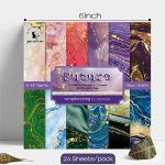 Marble Scrapbooking Paper Pad for DIY Crafts