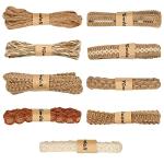 Jute Lace Craft Ribbon Rolls for Scrapbooking